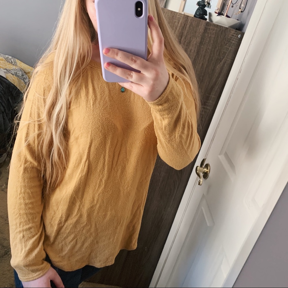 AMERICAN EAGLE plush long-sleeve shirt